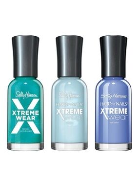 Sally Hansen Xtreme Wear Nail Care Breezy Blue Royal Hue Jazzy Jade Polish